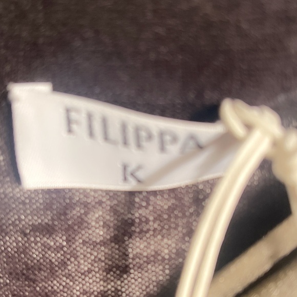 NWT Filippa K black knit sheer lightweight day 2 nite polo long sleeve sweater S - Picture 5 of 6